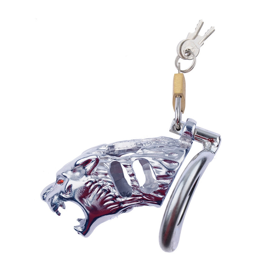 Cage de chasteté en métal Tiger 9 x 3cm