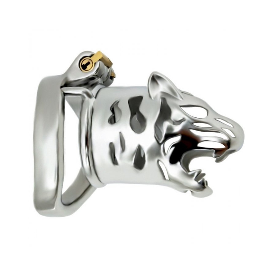 Cage de chasteté en métal Tiger 6 x 3cm