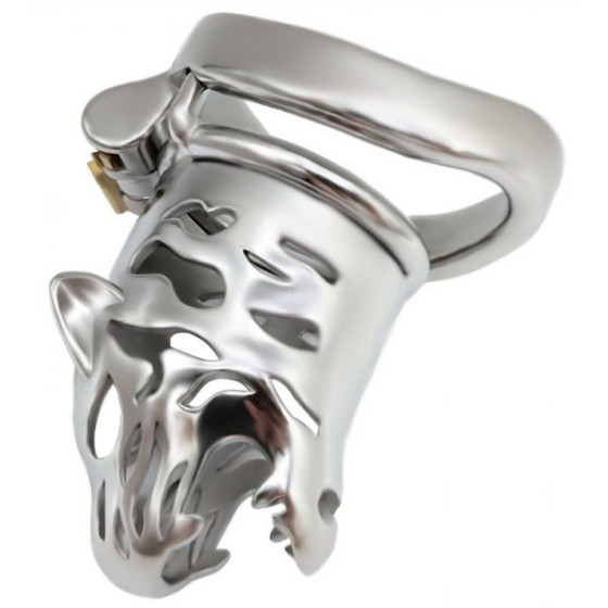 Cage de chasteté en métal Tiger 6 x 3cm