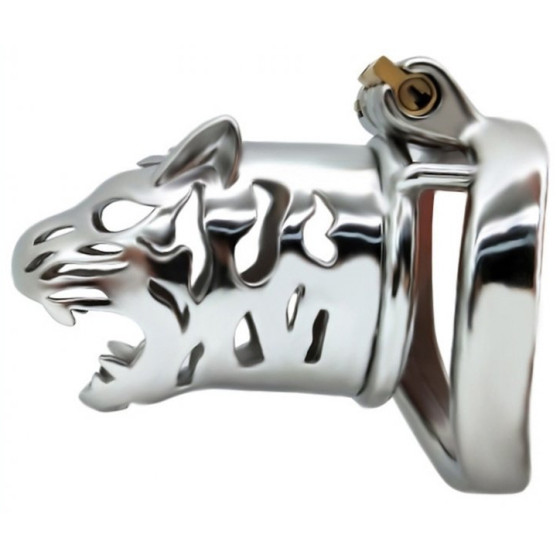 Cage de chasteté en métal Tiger 6 x 3cm