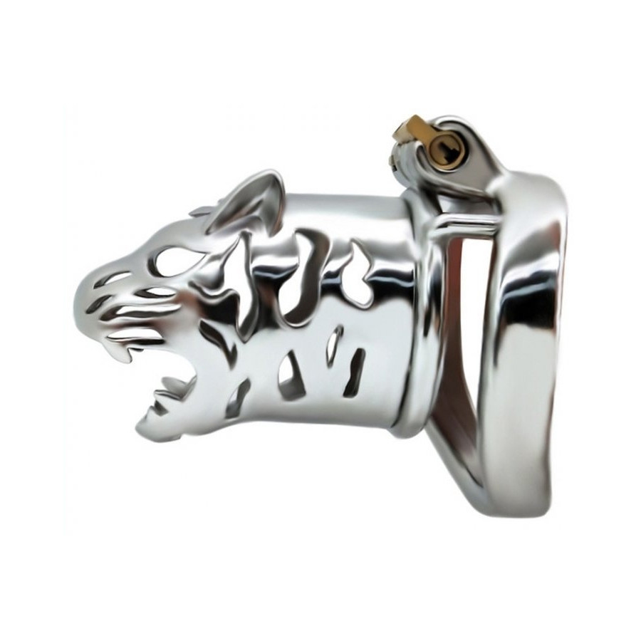 Cage de chasteté en métal Tiger 6 x 3cm