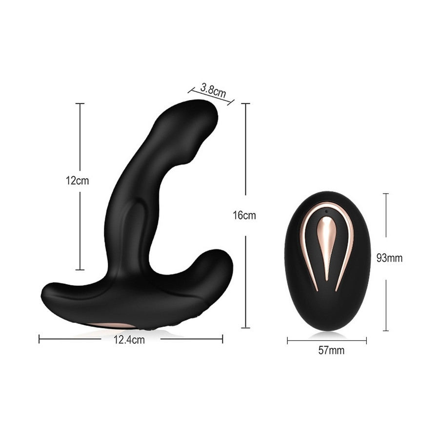 Stimulateur de prostate vibrant Dick Head 12 x 3.5cm