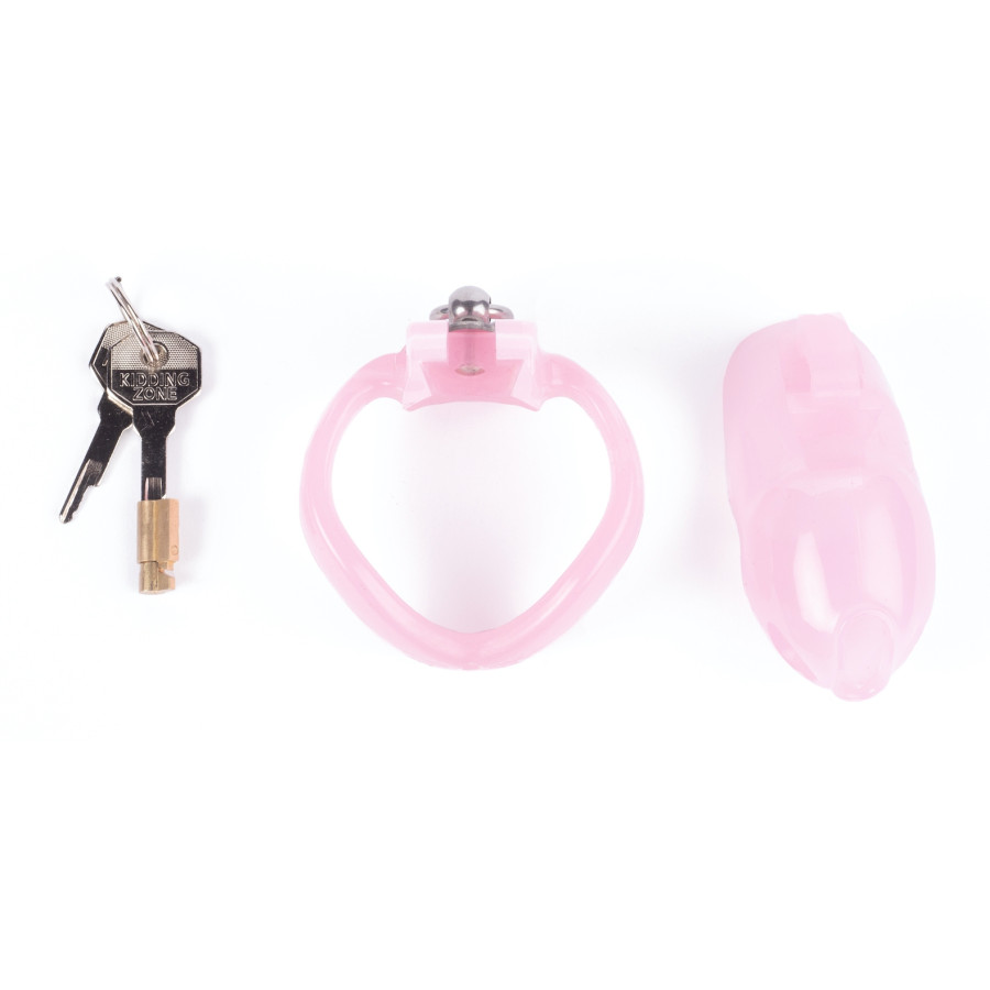 Cage de chasteté No Touch 8.5 x 3cm Rose