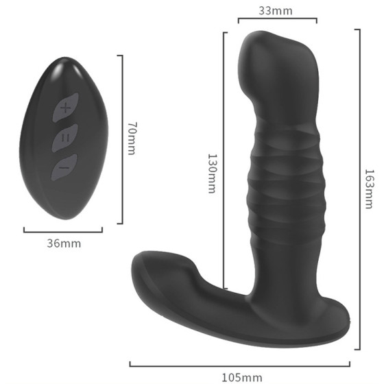 Stimulateur de prostate vibrant Thrusty 12 x 3.3cm