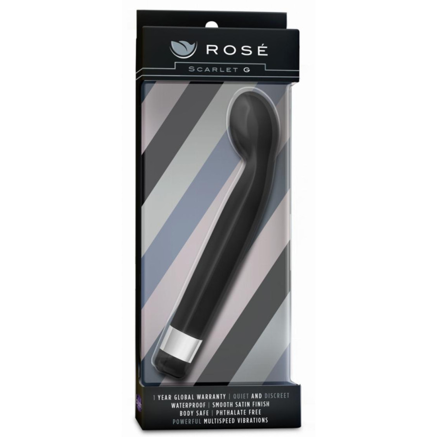 Stimulateur de prostate vibrant Scarlet 18 x 3.5cm Noir