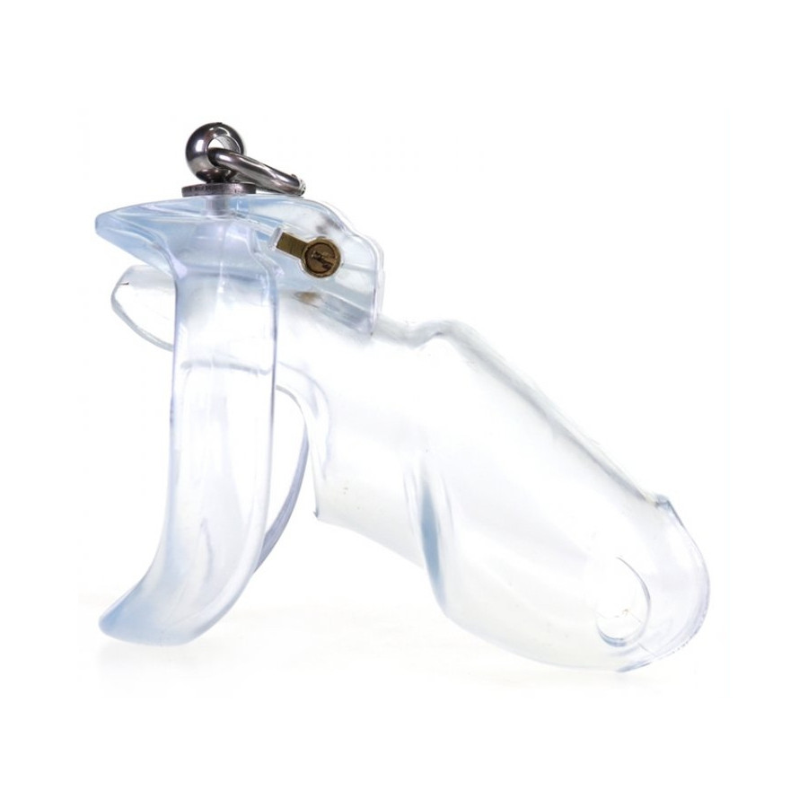 Cage de chasteté Dick Off 10 x 3cm Transparent