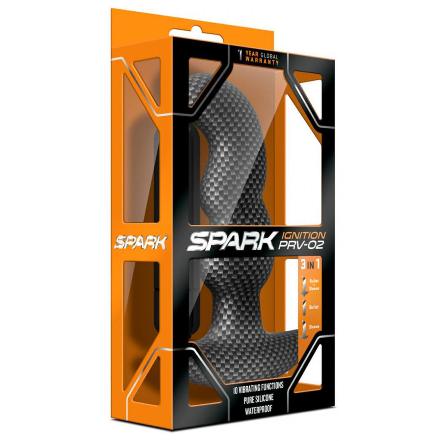 Stimulateur de prostate vibrant Ignition PRV 02 Silicone 12 x 3.5cm