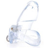 Cage de chasteté Dick Off 10 x 3cm Transparent