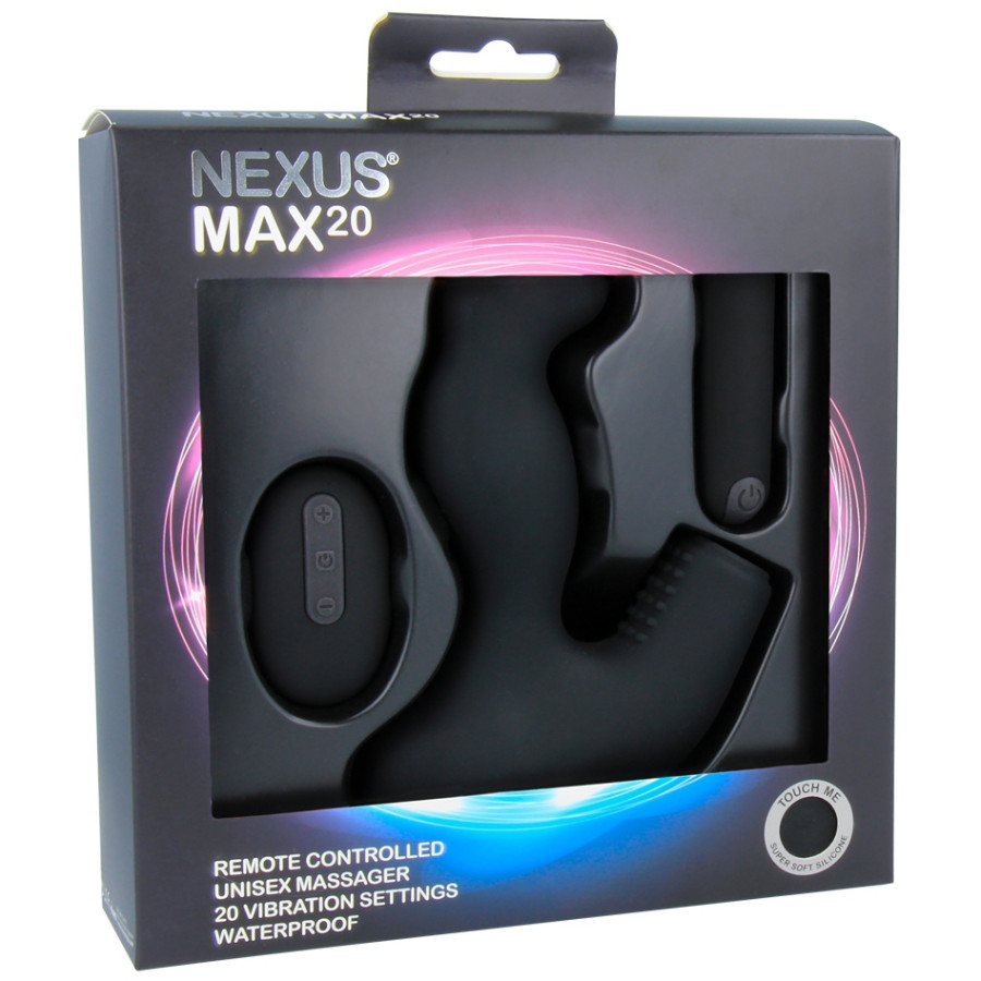Stimulateur de prostate vibrant Max 20 Nexus 10 x 4cm Noir