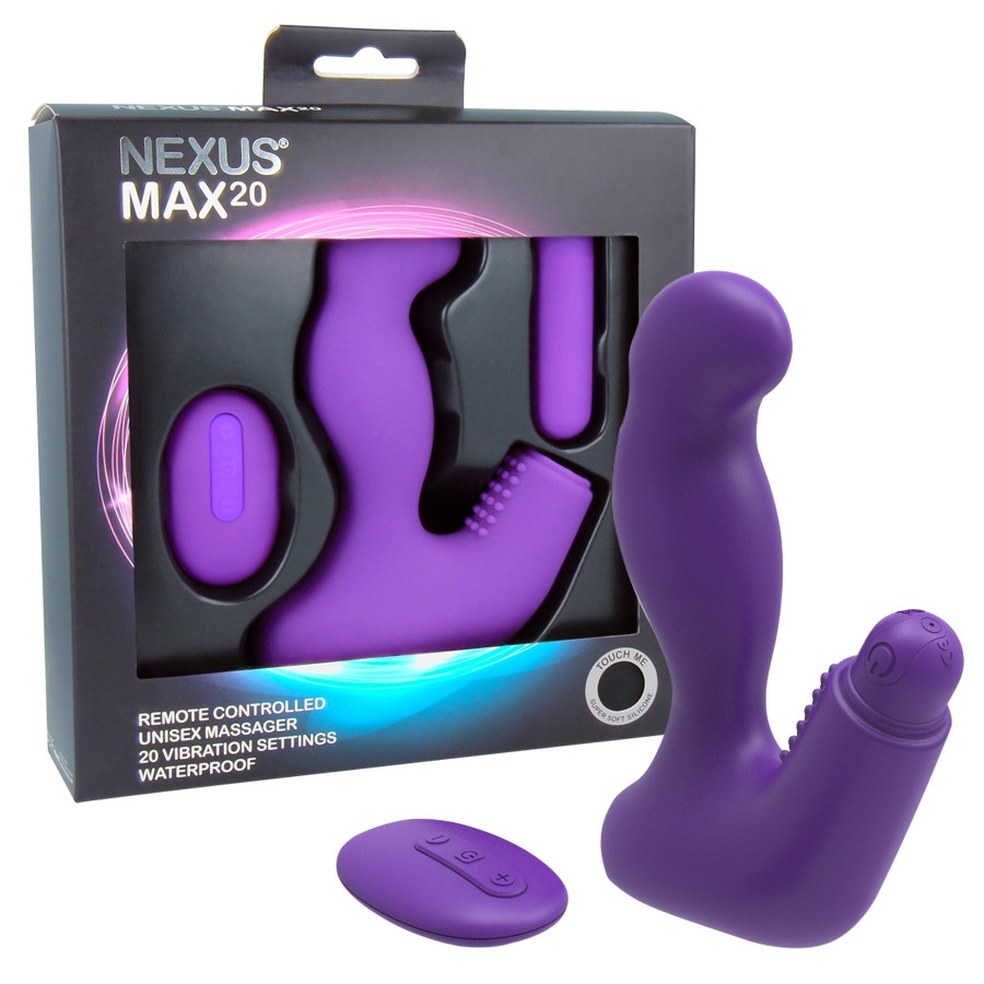 Stimulateur de prostate vibrant Max 20 Nexus 10 x 4cm Violet