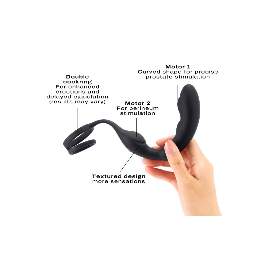 Cockring Plug Vibrant  P-Ring Dorcel 9 x 3.7cm