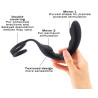Cockring Plug Vibrant  P-Ring Dorcel 9 x 3.7cm