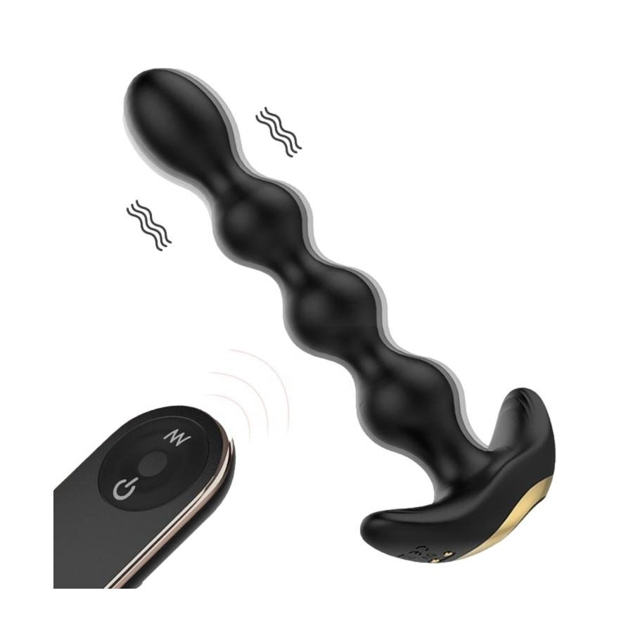 Plug anal avec Boules Austin 16 x 3.2cm Plug anal avec Boules Austin 16 x 3.2cm