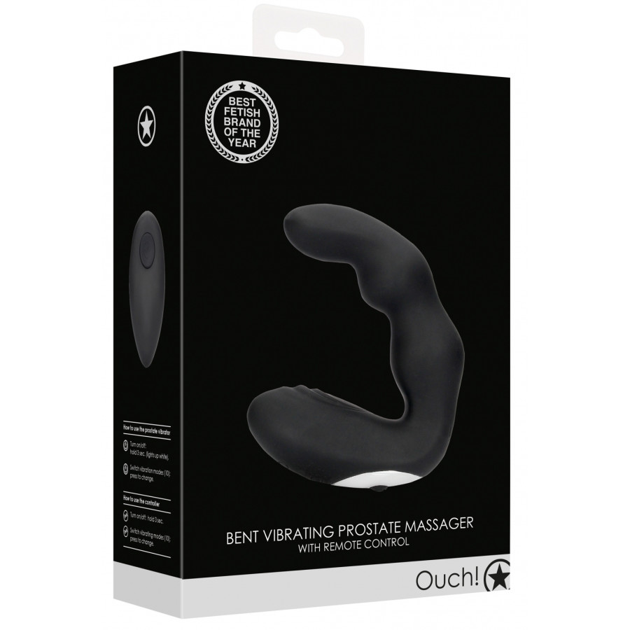 Stimulateur de prostate Bent 10 x 3.5cm