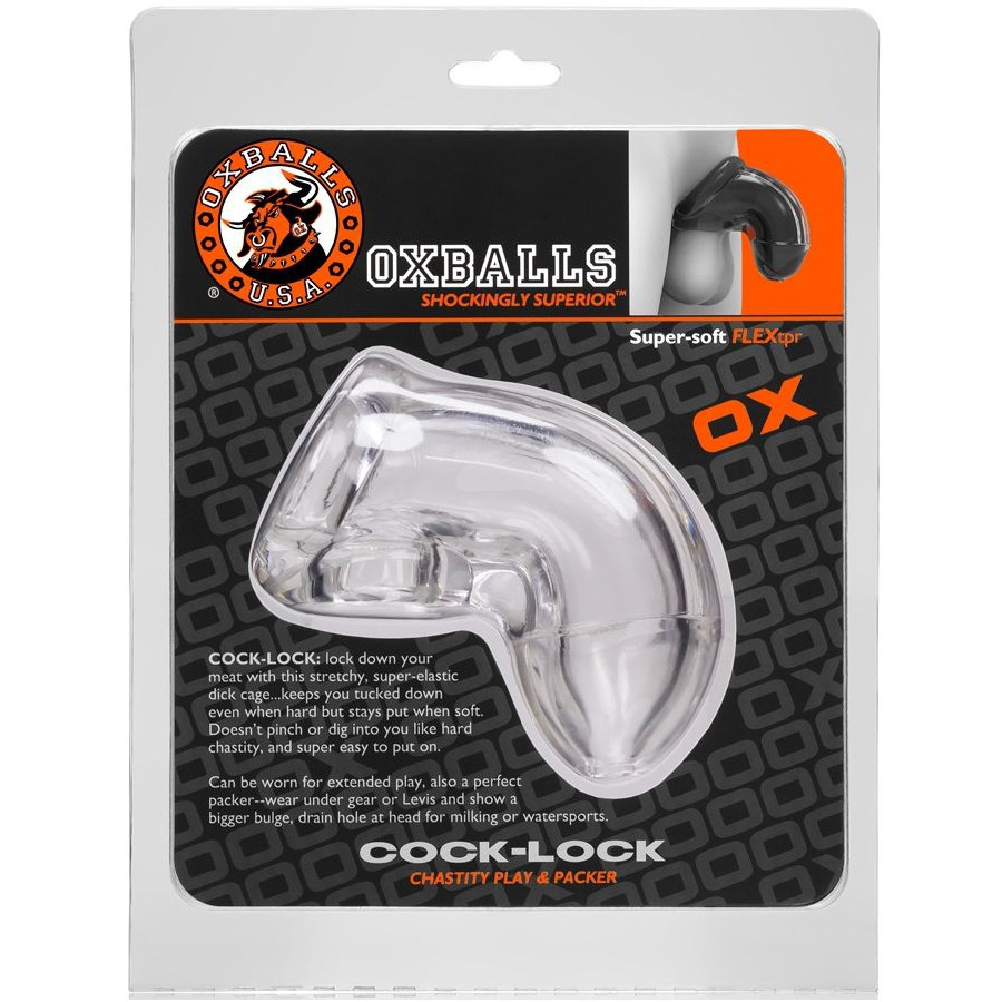 Gaine de pénis Cock Lock 10 x 4cm Transparente