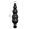 Stimulateur de Prostate silicone noir 11 x 2.9 cm
