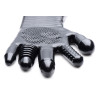 Gant Long Texturé Pleasure Fister Noir