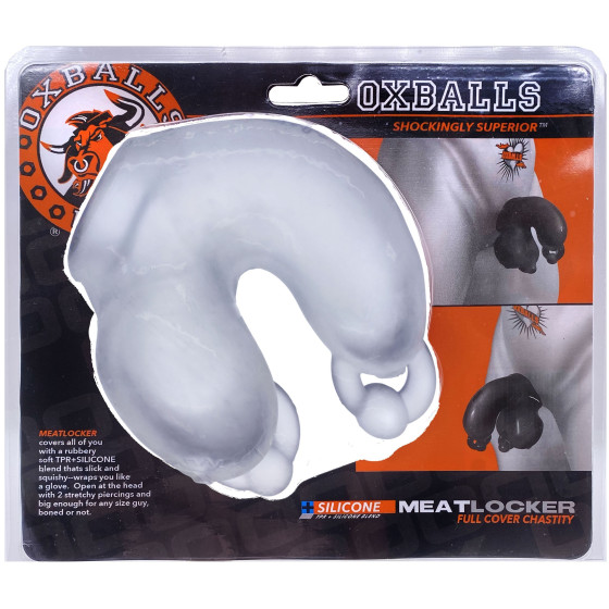 Gaine de pénis Oxballs MeatLocker 10 x 4cm Transparente