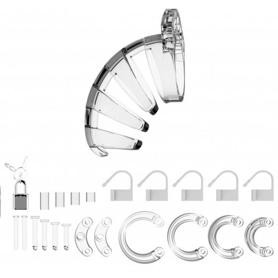 Cage de chasteté ManCage Modèle 02 9 x 3.5cm Transparente