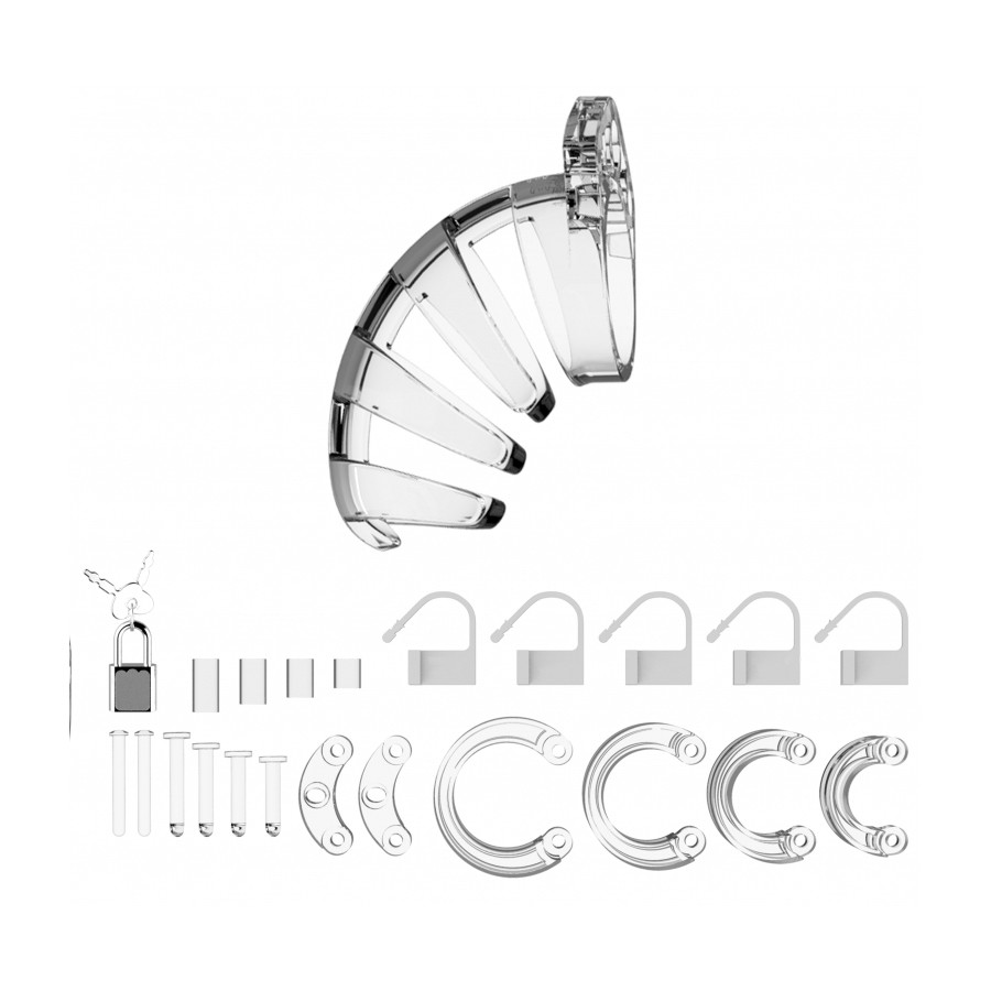 Cage de chasteté ManCage Modèle 02 9 x 3.5cm Transparente