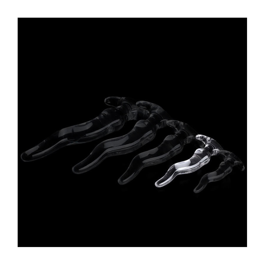 Plug transparent Lieps M 18 x 4cm
