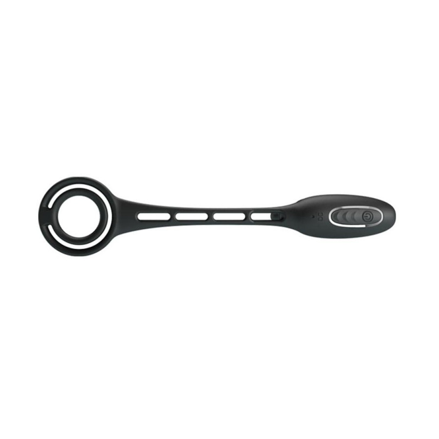 Plug vibrant avec Anneaux VIBRA PENIS 8 x 2.4 cm
