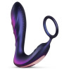 Cockring + Plug vibrant Black Hole Hueman 11 x 3.3cm