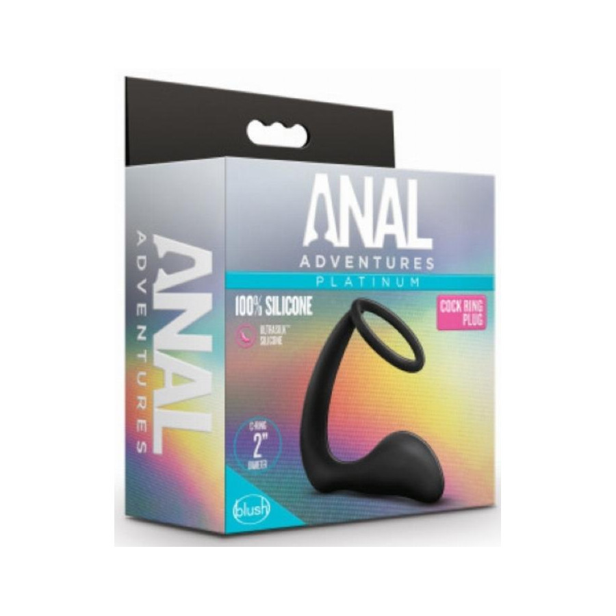 Cockring et Plug Anal Adventures Ring Plus 8 x 3cm