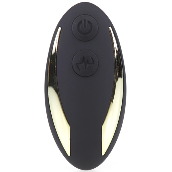Cockring et plug vibrant Knight 10 x 3.5cm