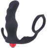 Cockring et plug vibrant Knight 10 x 3.5cm