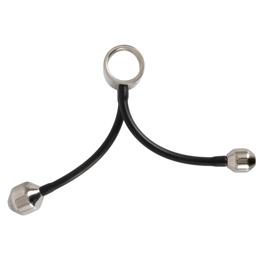 Cockring + Plugs lestés en métal Heavy Ring 840gr