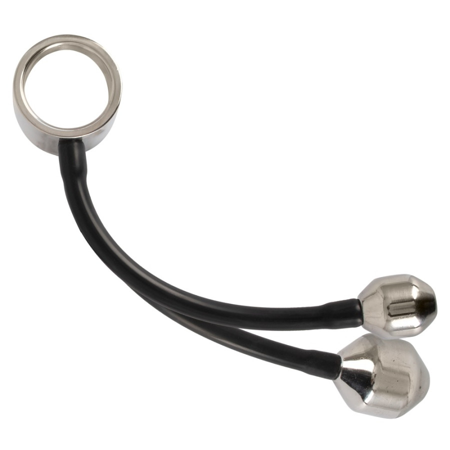 Cockring + Plugs lestés en métal Heavy Ring 840gr