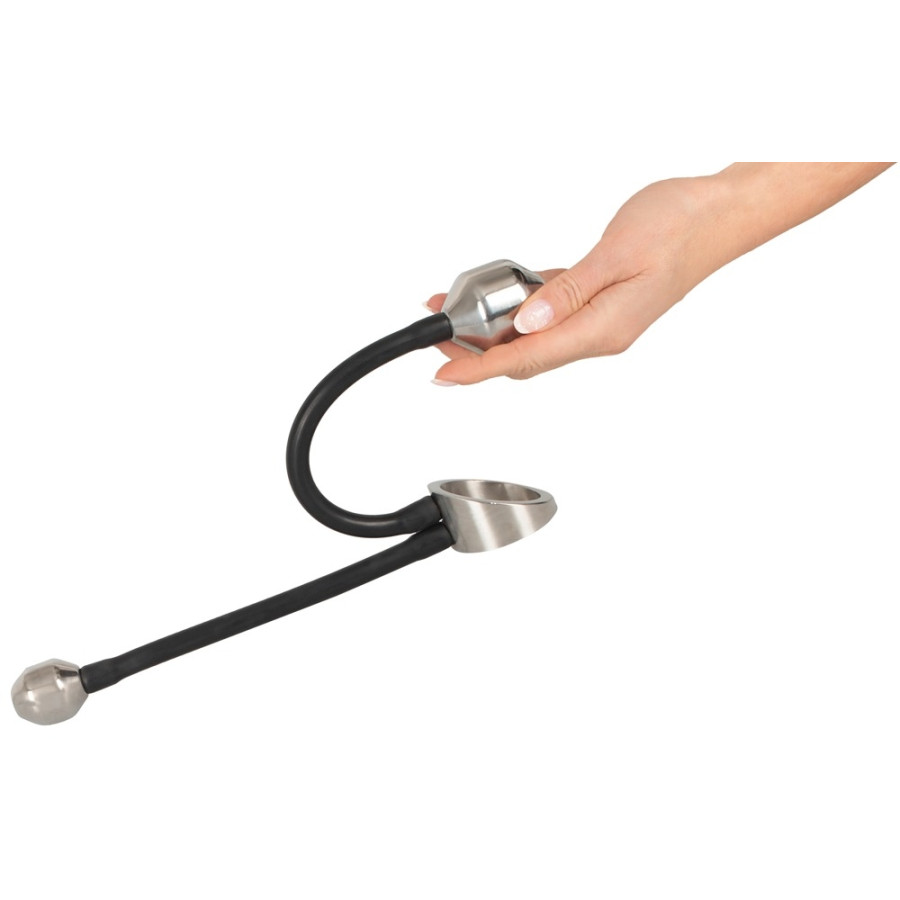 Cockring + Plugs lestés en métal Heavy Ring 840gr
