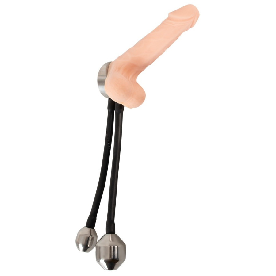 Cockring + Plugs lestés en métal Heavy Ring 840gr