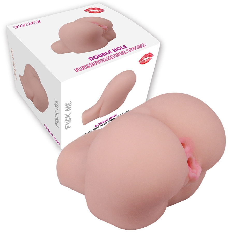 Masturbateur réaliste Mini Holes Duo Vulve-Anus
