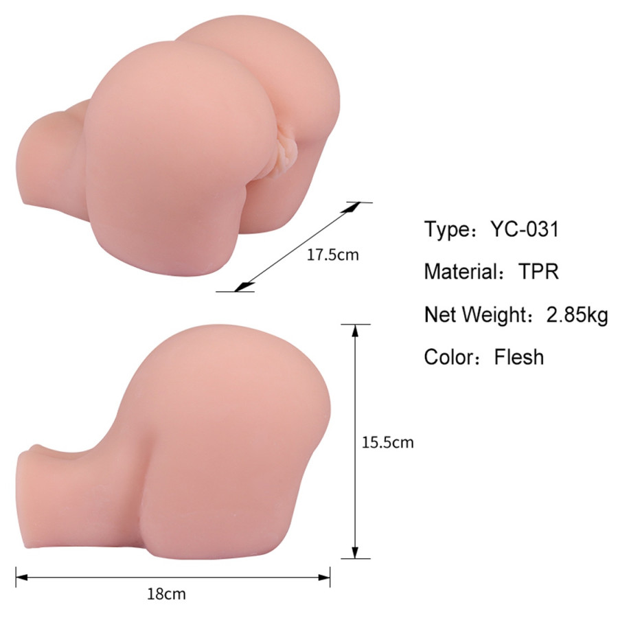 Masturbateur réaliste Cum Holes Vulve-Anus