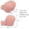 Masturbateur réaliste Cum Holes Vulve-Anus