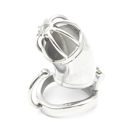 Cage de chasteté en métal Hook Open 7 x 3.3cm