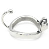 Cage de chasteté en métal Hook Open 7 x 3.3cm