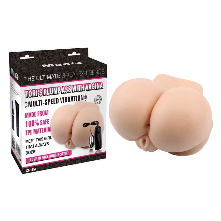 Masturbateur Fessier Vibrant Tori's Plump Ass Vulve-Anus