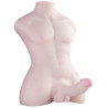 Masturbateur Buste avec Pénis articulé Big Torso Sexe de 16cm 