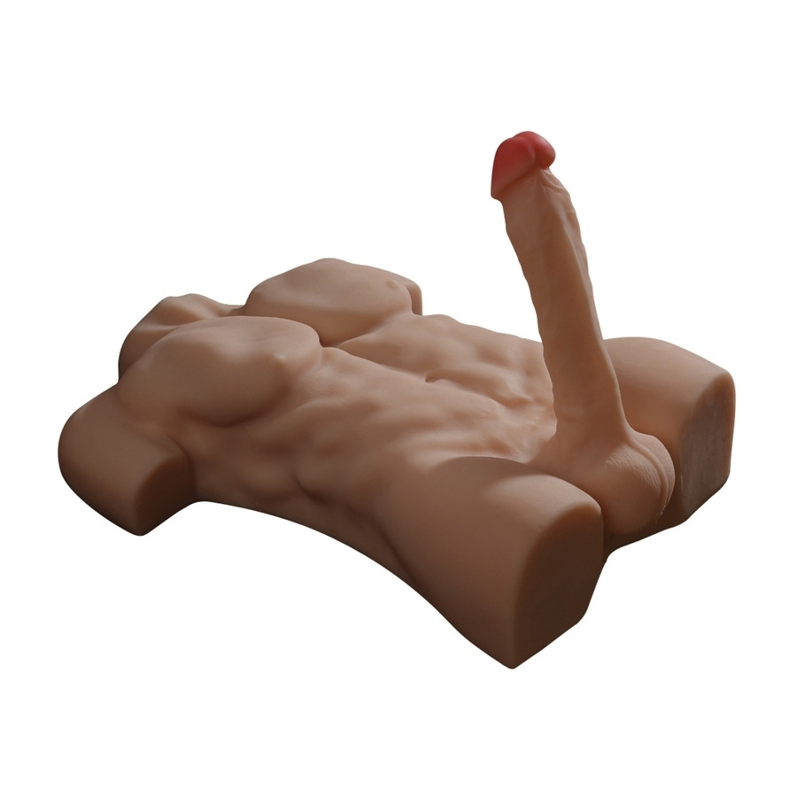 Masturbateur Buste et Pénis articulé Torso Man Sexe de 20cm