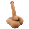 Masturbateur Big Dick Hole Anus et Pénis flexible 18 x 4cm