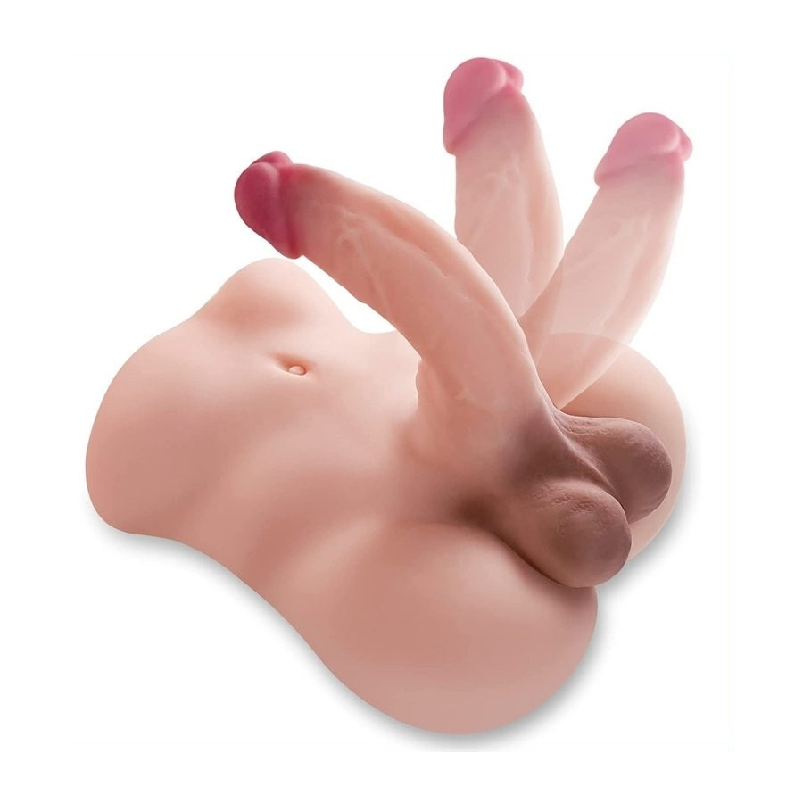 Masturbateur Fessier avec Pénis articulé Joli Dandy Sexe de 18cm