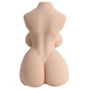 Masturbateur Buste avec Pénis articulé Shemale Sexe de 17cm 