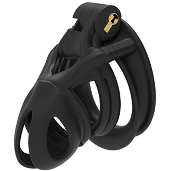 Cage de chasteté Cob Lock M 8 x 3.4cm Noire