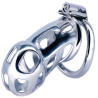 Cage de chasteté en métal Cobra Steel 10 x 3.7cm