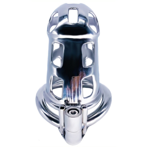 Cage de chasteté en métal Cobra Steel 10 x 3.7cm