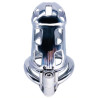 Cage de chasteté en métal Cobra Steel 10 x 3.7cm