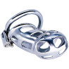 Cage de chasteté en métal Cobra Steel 10 x 3.7cm